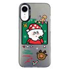 For iPhone XR Christmas Series PC Full Coverage Pattern Phone Case(CK053 Black) - 1