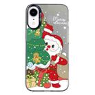 For iPhone XR Christmas Series PC Full Coverage Pattern Phone Case(CK058 Black) - 1