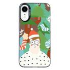 For iPhone XR Christmas Series PC Full Coverage Pattern Phone Case(CK061 Black) - 1