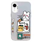 For iPhone XR Christmas Series PC Full Coverage Pattern Phone Case(CW050 White) - 1