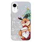 For iPhone XR Christmas Series PC Full Coverage Pattern Phone Case(CW056 White) - 1