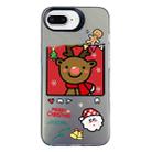 For iPhone 7 Plus / 8 Plus Christmas Series PC Full Coverage Pattern Phone Case(CK054 Black) - 1