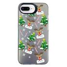 For iPhone 7 Plus / 8 Plus Christmas Series PC Full Coverage Pattern Phone Case(CK057 Black) - 1