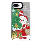 For iPhone 7 Plus / 8 Plus Christmas Series PC Full Coverage Pattern Phone Case(CK058 Black) - 1