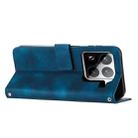 For Xiaomi 15 Pro Dream Triangle Leather Phone Case with Lanyard(Blue) - 3