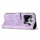 For Xiaomi 15 Pro Dream Triangle Leather Phone Case with Lanyard(Purple) - 3
