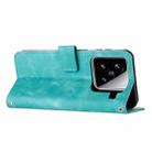 For Xiaomi 15 Dream Triangle Leather Phone Case with Lanyard(Green) - 3