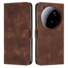 For Xiaomi 15 Ultra Dream Triangle Leather Phone Case with Lanyard(Brown) - 1