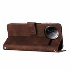 For Xiaomi Poco F7 Pro / F7 Ultra Dream Triangle Leather Phone Case with Lanyard(Brown) - 3