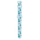 For Apple Watch 42mm / 41mm / 40mm / 38mm Christmas Pattern Silicone Watch Band(Christmas Tree Blue) - 1