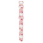 For Apple Watch 42mm / 41mm / 40mm / 38mm Christmas Pattern Silicone Watch Band(Santa Claus Pink) - 1