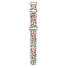 For Apple Watch 42mm / 41mm / 40mm / 38mm Christmas Pattern Silicone Watch Band(Christmas Gift) - 1