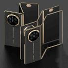 For Huawei Mate XT Ultimate Design GKK Phantom Leather MagSafe Frame Phone Case(Balck) - 1