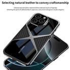 For iPhone 16 Pro GKK Leather Electroplating Supersonic Speed Shockproof Phone Case(Carbon Fibre) - 3