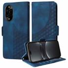 For Huawei nova 13 Pro Embossed Rhombus Starry Leather Phone Case(Blue) - 1