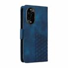 For Huawei nova 13 Pro Embossed Rhombus Starry Leather Phone Case(Blue) - 3