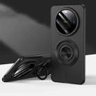 For Huawei Mate 60 Pro Cooling MagSafe Holder Phone Case(Black) - 1