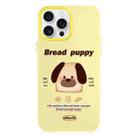 For iPhone 16 Pro Max Skin Feeling Jelly TPU Hybrid PC Phone Case(Bread Puppy Yellow) - 1