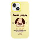 For iPhone 14 Skin Feeling Jelly TPU Hybrid PC Phone Case(Bread Puppy Yellow) - 1