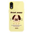 For iPhone XR Skin Feeling Jelly TPU Hybrid PC Phone Case(Bread Puppy Yellow) - 1