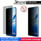 For vivo V50 5G imak No Edge Version 3D Curved Privacy Full Screen Tempered Glass Film - 3