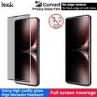 For vivo X200 Ultra 5G imak No Edge Version 3D Curved Privacy Full Screen Tempered Glass Film - 3