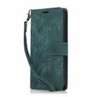 For Xiaomi 15 Orchid Butterfly Embossed Leather Phone Case(Green) - 2