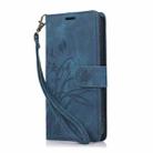 For Xiaomi 15 Orchid Butterfly Embossed Leather Phone Case(Blue) - 2