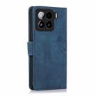 For Xiaomi 15 Orchid Butterfly Embossed Leather Phone Case(Blue) - 3