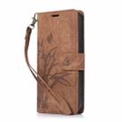 For Xiaomi 15 Pro Orchid Butterfly Embossed Leather Phone Case(Brown) - 2