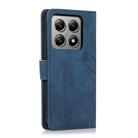 For Xiaomi 14T Orchid Butterfly Embossed Leather Phone Case(Blue) - 3