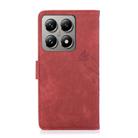 For Xiaomi 14T Pro Orchid Butterfly Embossed Leather Phone Case(Red) - 3