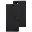 For Samsung Galaxy Note20 GOOSPERY FANCY DIARY Horizontal Flip PU Leather Case with Holder & Card Slots & Wallet(Black) - 1