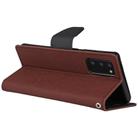 For Samsung Galaxy Note20 GOOSPERY FANCY DIARY Horizontal Flip PU Leather Case with Holder & Card Slots & Wallet(Brown) - 3