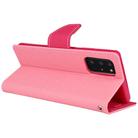 For Samsung Galaxy Note20 Ultra GOOSPERY FANCY DIARY Horizontal Flip PU Leather Case with Holder & Card Slots & Wallet(Pink) - 3