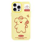 For iPhone 16 Pro Max Skin Feeling Jelly TPU Hybrid PC Phone Case(Koala Yellow) - 1