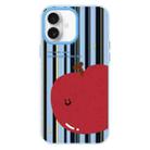 For iPhone 16 Plus Skin Feeling Jelly TPU Hybrid PC Phone Case(Big Apple Blue) - 1