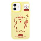 For iPhone 11 Skin Feeling Jelly TPU Hybrid PC Phone Case(Koala Yellow) - 1