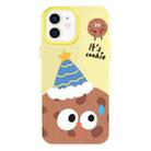 For iPhone 11 Skin Feeling Jelly TPU Hybrid PC Phone Case(Celebration Cookies Yellow) - 1