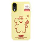 For iPhone XR Skin Feeling Jelly TPU Hybrid PC Phone Case(Koala Yellow) - 1