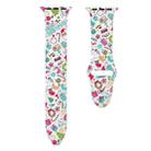 For Apple Watch 46mm / 49mm / 45mm / 44mm Christmas Pattern Silicone Watch Band(Funny Christmas) - 2