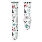 For Apple Watch 46mm / 49mm / 45mm / 44mm Christmas Pattern Silicone Watch Band(Santa Claus) - 2