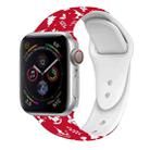 For Apple Watch 46mm / 49mm / 45mm / 44mm Christmas Pattern Silicone Watch Band(Auspicious Christmas) - 1