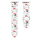 For Apple Watch 46mm / 49mm / 45mm / 44mm Christmas Pattern Silicone Watch Band(Happy Skiing Bear) - 2