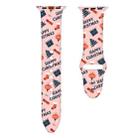 For Apple Watch 46mm / 49mm / 45mm / 44mm Christmas Pattern Silicone Watch Band(Pink Christmas) - 2