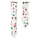 For Apple Watch 42mm / 41mm / 40mm / 38mm Christmas Pattern Silicone Watch Band(Christmas Snowman) - 2