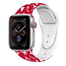 For Apple Watch 42mm / 41mm / 40mm / 38mm Christmas Pattern Silicone Watch Band(Auspicious Christmas) - 1