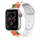 For Apple Watch 42mm / 41mm / 40mm / 38mm Christmas Pattern Silicone Watch Band(Christmas Socks) - 1