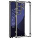 For Samsung Galaxy S25 Ultra 5G GKK Airbag Shockproof Full Coverage Phone Case(Transparent Black) - 1