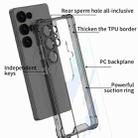 For Samsung Galaxy S25 Ultra 5G GKK Airbag Shockproof Full Coverage Phone Case(Transparent Black) - 3